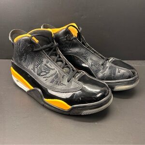 Nike Jordan Big Kids Dub Zero Sneakers Black Taxi-White Size 6.5Y